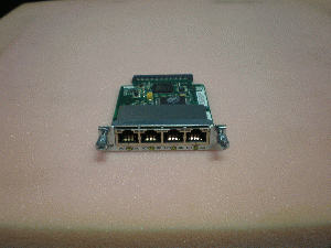 used CISCO HWIC-4ESW 12-29 card